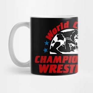 WCCW World Class Championship Wrestling Full Color Logo Mug